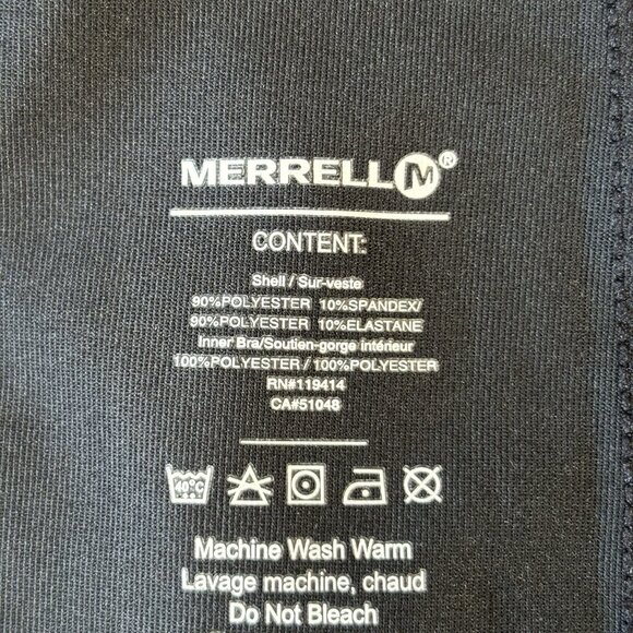 Merrell Opti-Wick UPF 50+ Dress Black Summer Activewear Tennis Sz XL Crisscross - Picture 11 of 12